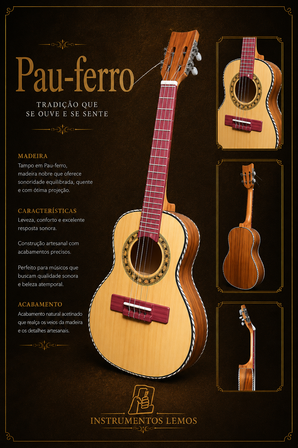 Capa Cavaco Pau-ferro